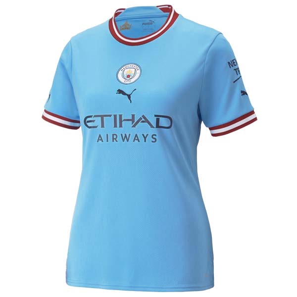 Camiseta Manchester City Primera equipo Mujer 2022-23